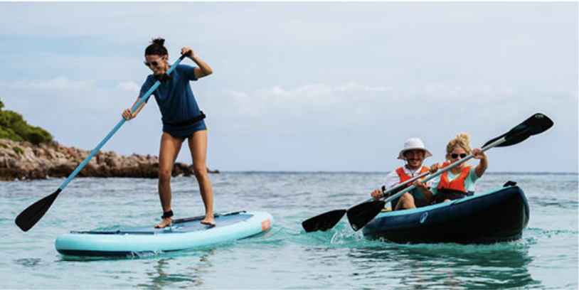 Kompletný set na vodu za jednu cenu - vyberte si paddleboard či kajak.