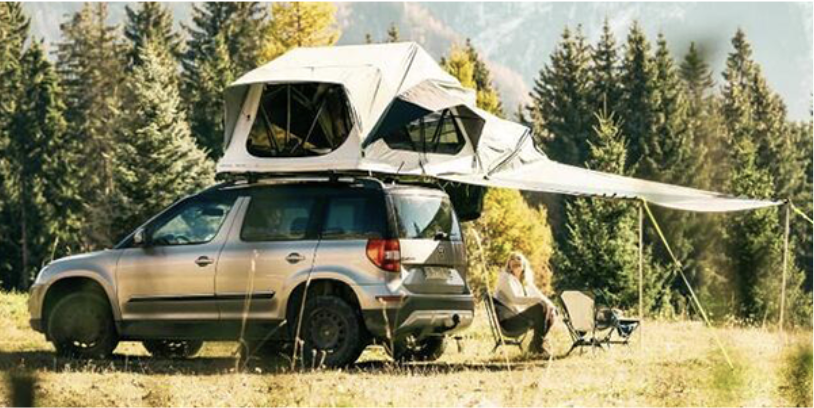 Rozložte si stan na streche za minútu a užite si výlety v každom počasí!